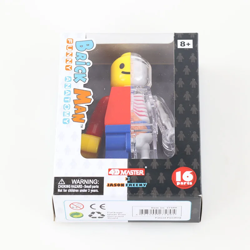 Classic Brick Man 4D Master Puzzle Assembling Toy Perspective Bone Anatomy Model Toys For Children