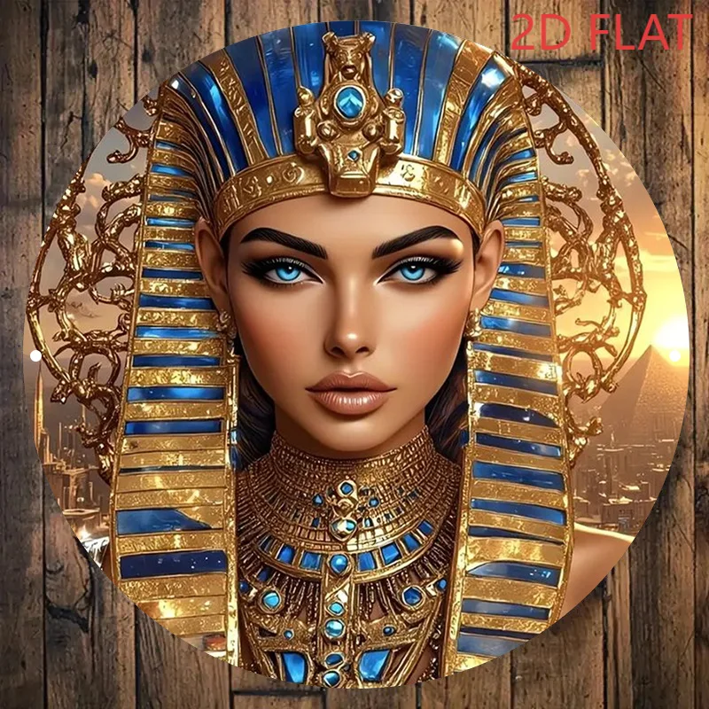 1 decoración de pared con una placa de la reina egipcia Nefertiti, adecuada para uso en el hogar o en bares.