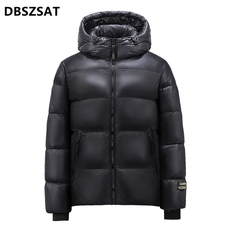 2027  Winter Man Leisure Simplicity Fashion Hooded Coats New Solid Loose Parkas Outdoors Keep Warm Windproof Cotton Clothes Man