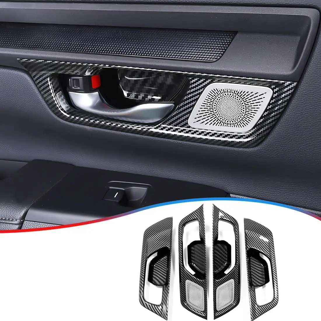 

Накладка на внутреннюю ручку двери для Honda CRV CR-V 2023-2026, аксессуары для тюнинга интерьера из АБС-пластика (НЕ ПОДХОДИТ для моделей Sport Hybrid)