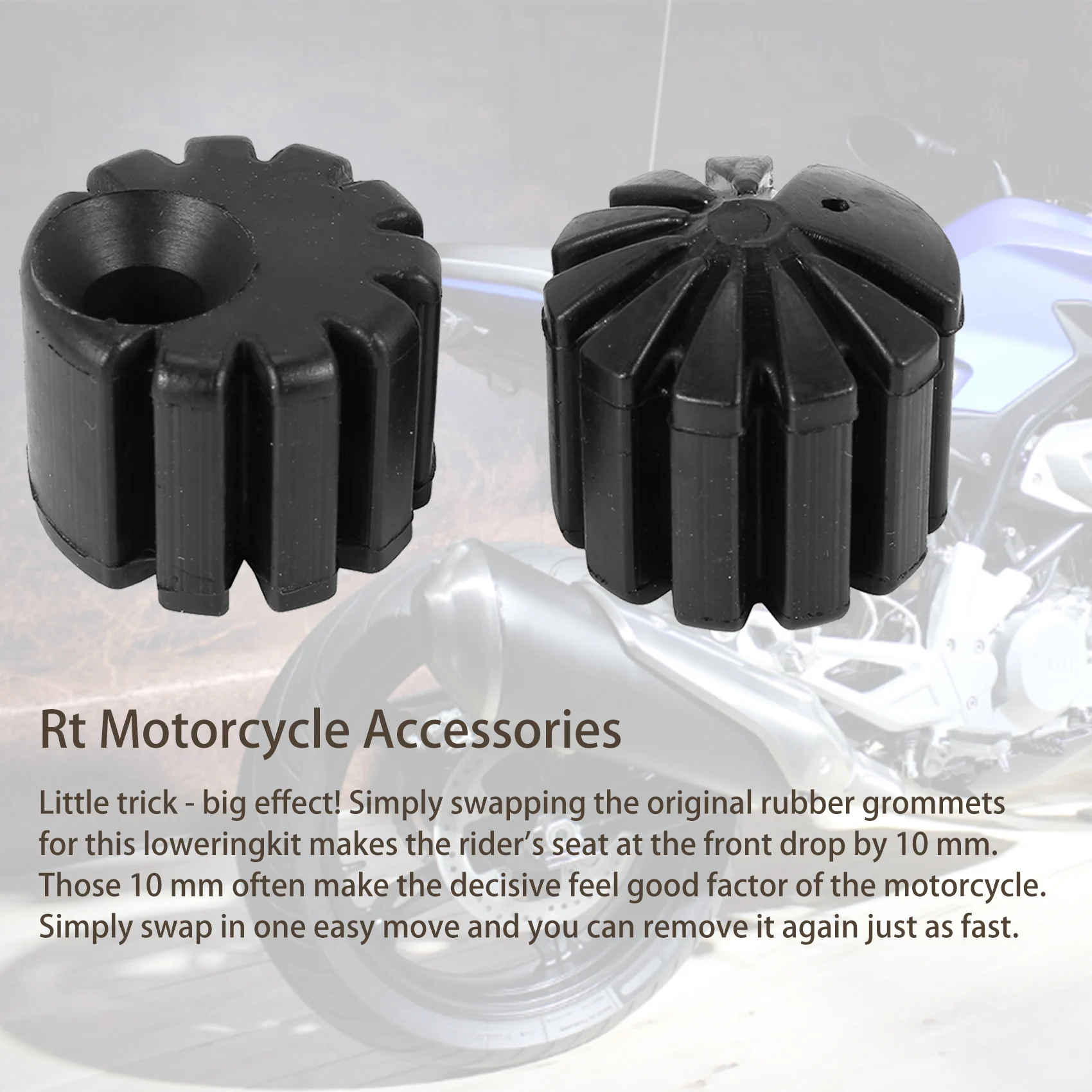 Black Rider Seat Lowering Kit For BMW S1000xr R1200rt Lc K1600gt R1200gs Lc R1250gs R 1250 Rt Motorcycle Accessories-X59A