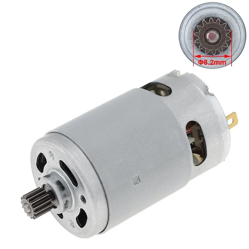 RS550 Brushed Motor, 14 Teeth Suitable for 4, 6 Inch Cordless Mini Logging Saw, Chainsaw Tool Accessories, 21V