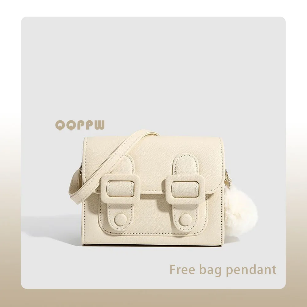 

Fashionable Mini Square Bag Women's Single Shoulder Crossbody Bag Pure Color Korean Version Cambridge Bag Summer New Arrival