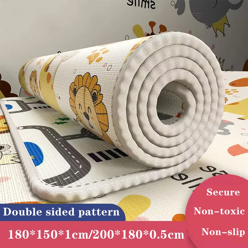 

Double-sided Pattern Baby Play Mat Non-Toxic Educational Children's Carpets in The Nursery Climbing Pad Rug Activitys Games Toys