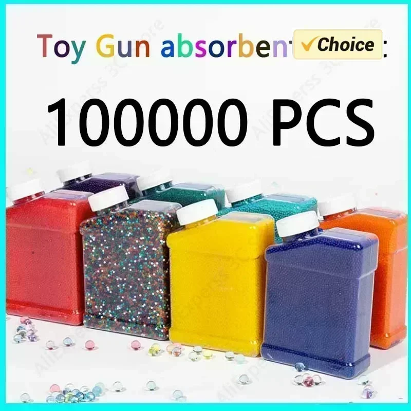 Pistolet na wodę HOT100000 7-8mm Blaster z nabojami żelowymi do pistoletów Glock, kulki wodne, AK47