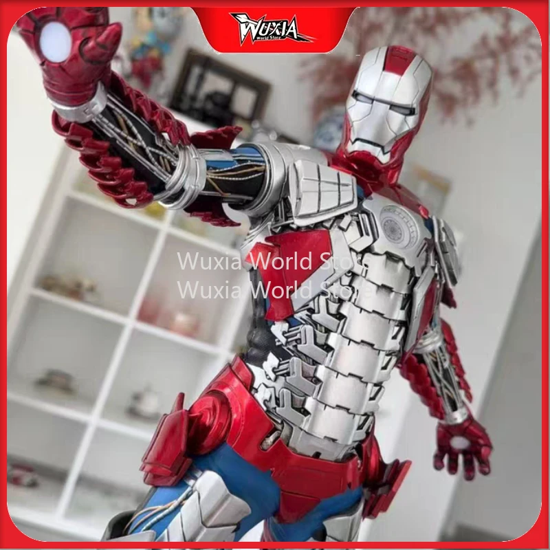 

Новый 66 см Железный Человек MK5 Рисунок Мстители Аниме Окружение Фигурки Светящаяся Коллекция Настольные Украшения Лучшие Подарки