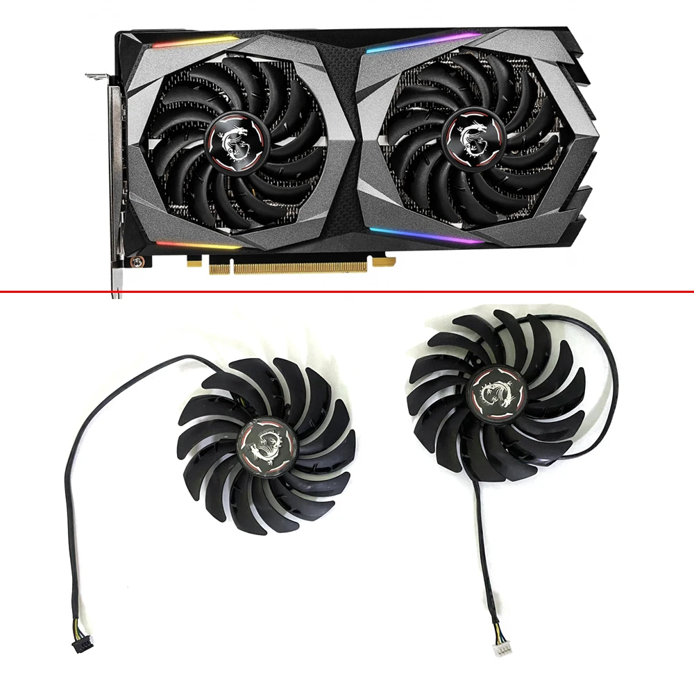 

NEW Cooling Fan 95MM PLD10010S12HH DC12V 0.40A 4PIN graphics fan RTX2070 X-8G Cooling Fan for MSI RTX 2070 GAMING Z Card Fan