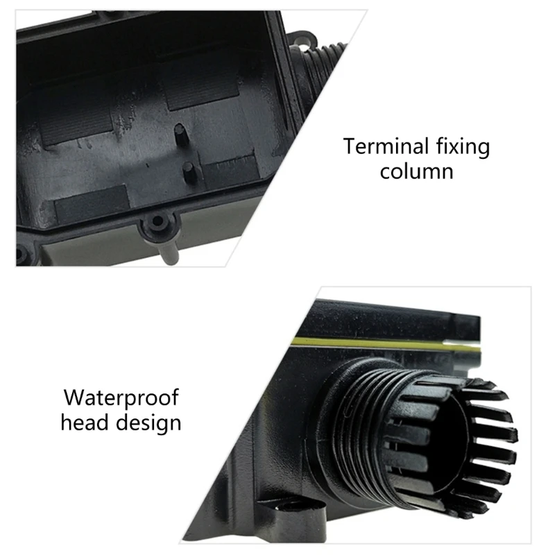 G713 IP68 Waterproof Junction Box Electrical 2/3/4/5/6 Way Enclosure Block Cable Connecting Line Protections for Wiring M4YD