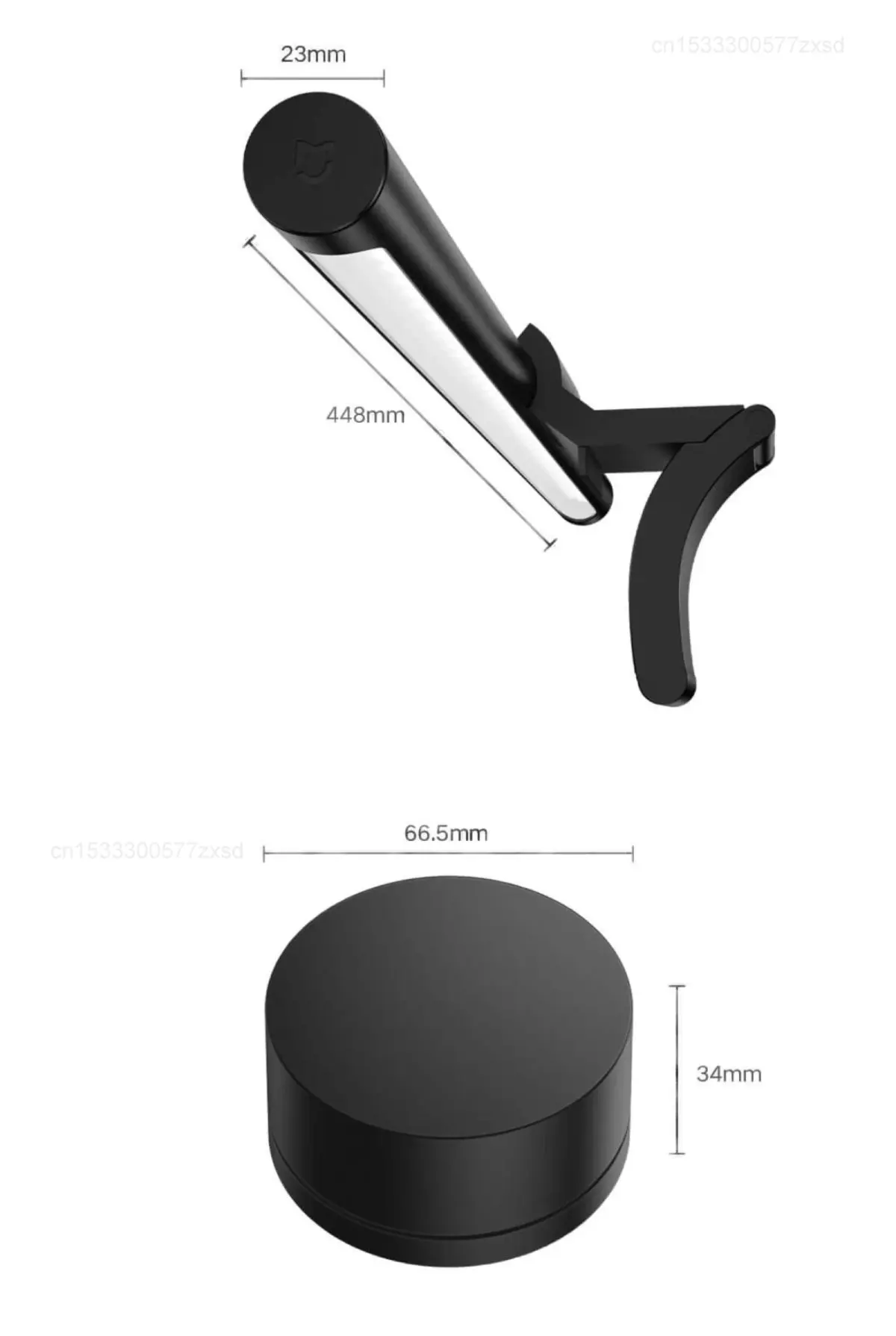 Imagem -06 - Barra de Luz Led Dobrável Xiaomi-mijia para Computador e Monitor pc Proteção dos Olhos Lâmpada de Leitura Exibição Doméstica Lâmpadas Suspensas