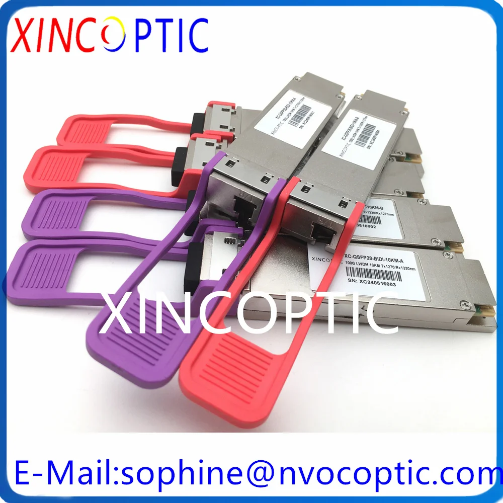 Imagem -04 - Transceptor Óptico Cisco para Huawei e Switch 100g Opt4 sm Bidi Qsfp28 Lr1 Pam4 10km Eml Mais Pin Modo Único Simplex lc