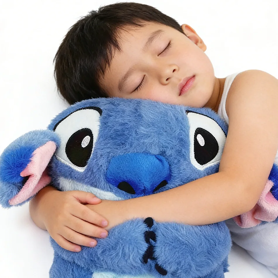 2026 Nuovo Disney Stitch Anime Peluche Bambola Con Illuminazione Musica Airbag Kawaii Placare Giocattolo Del Bambino Per Lenire Il Sonno Peluche Per I Bambini Regalo