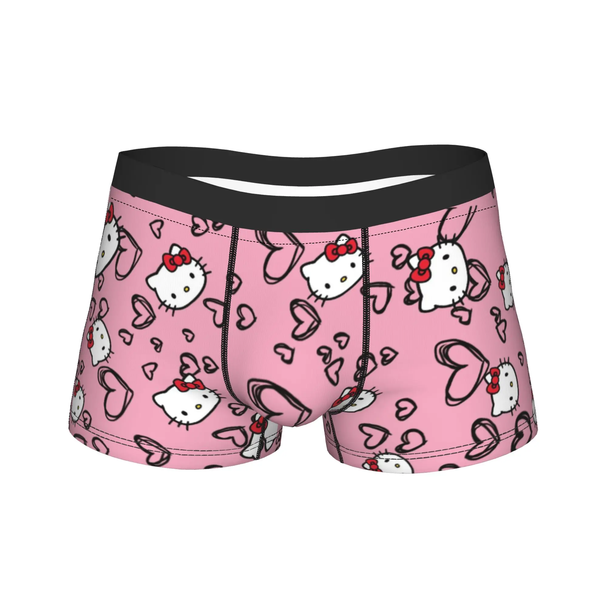 Hellos Kittys Merch Boxershorts, lustige Unterwäsche, Boxershorts, scherzhafte Geschenke für Männer