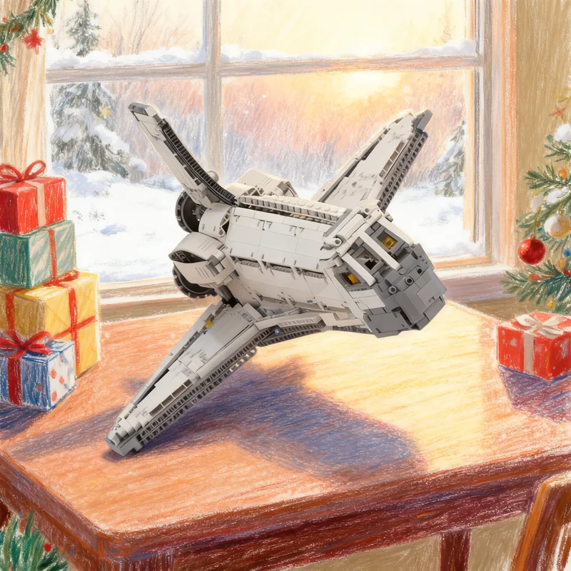 

2269pcs MOC Space Shuttle Simulatior Technical Expert Builder Model Building blocks Architecture toy Christmas gifts Brick Kids