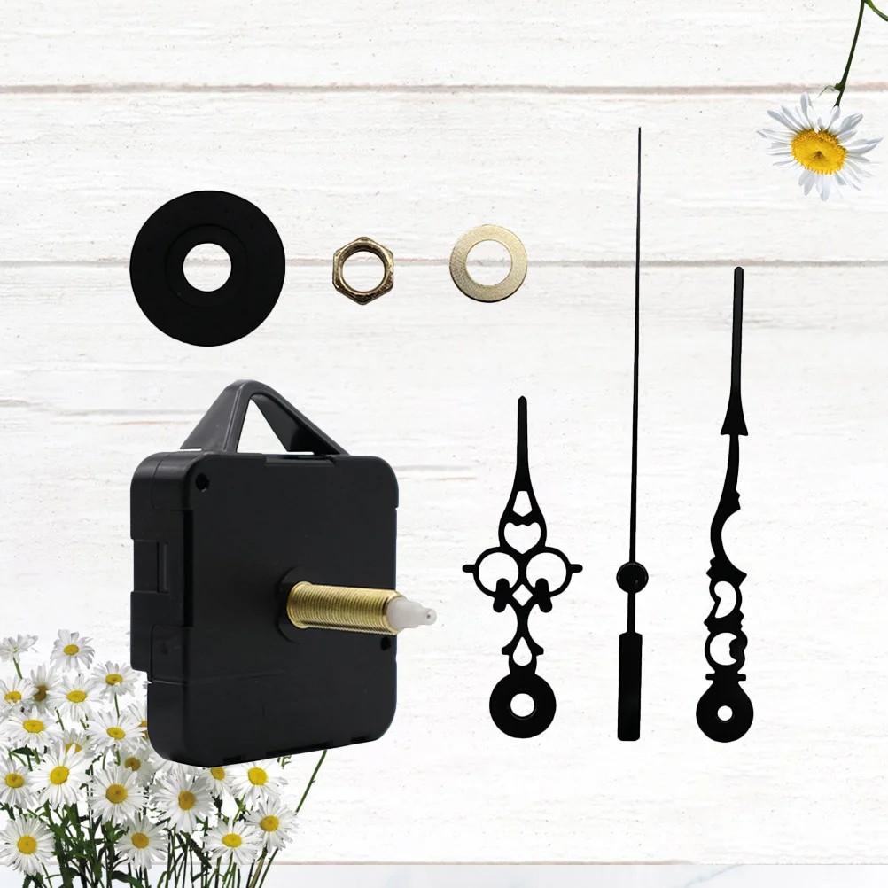 

1Pcs Clock Movement Replacement Kit Durable Metal DIY Wall Clock Movement Long Hook for Home Store Repair