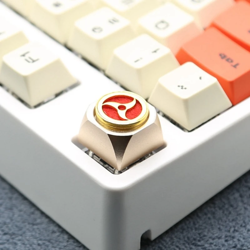 Teclas metal Keycaps KeyCaps Teclados jogos Bonitas teclas luz fundo Caps