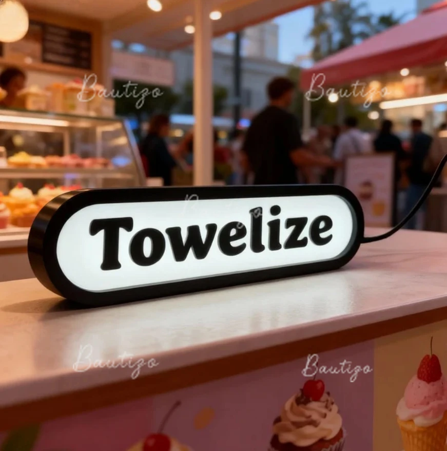 Custom Sign Acrylic Neon Signage Business Logo Led Light Letters Outdoor Streamer Wall Bright Office Gift Luminous Box Metal