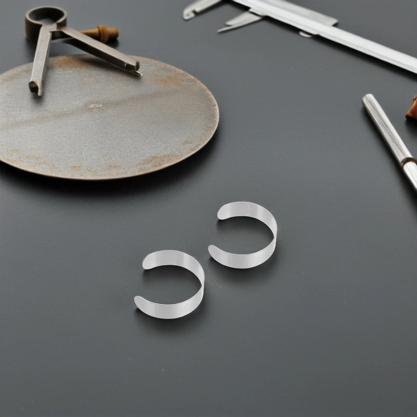 

5 Pcs Bracelet Stainless Steel Inner Core Cuff Bracelets for Women DIY Crafts Blank Metal
