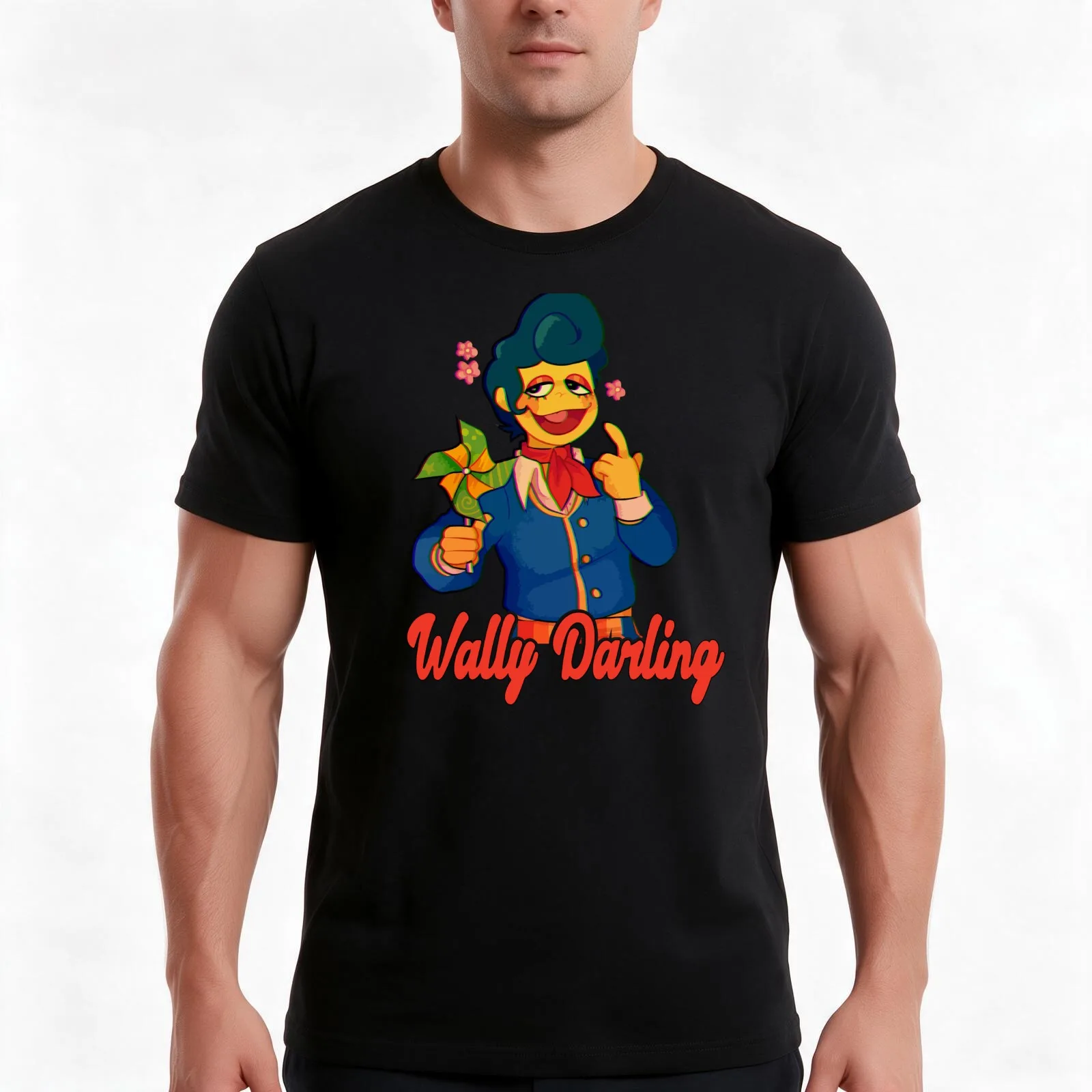 Welcome Home - Wally Darling T-Shirt, Summer Casual Cotton Tee, Oversized Streetwear Tops, Vintage Graphic Print, 100% Cotton