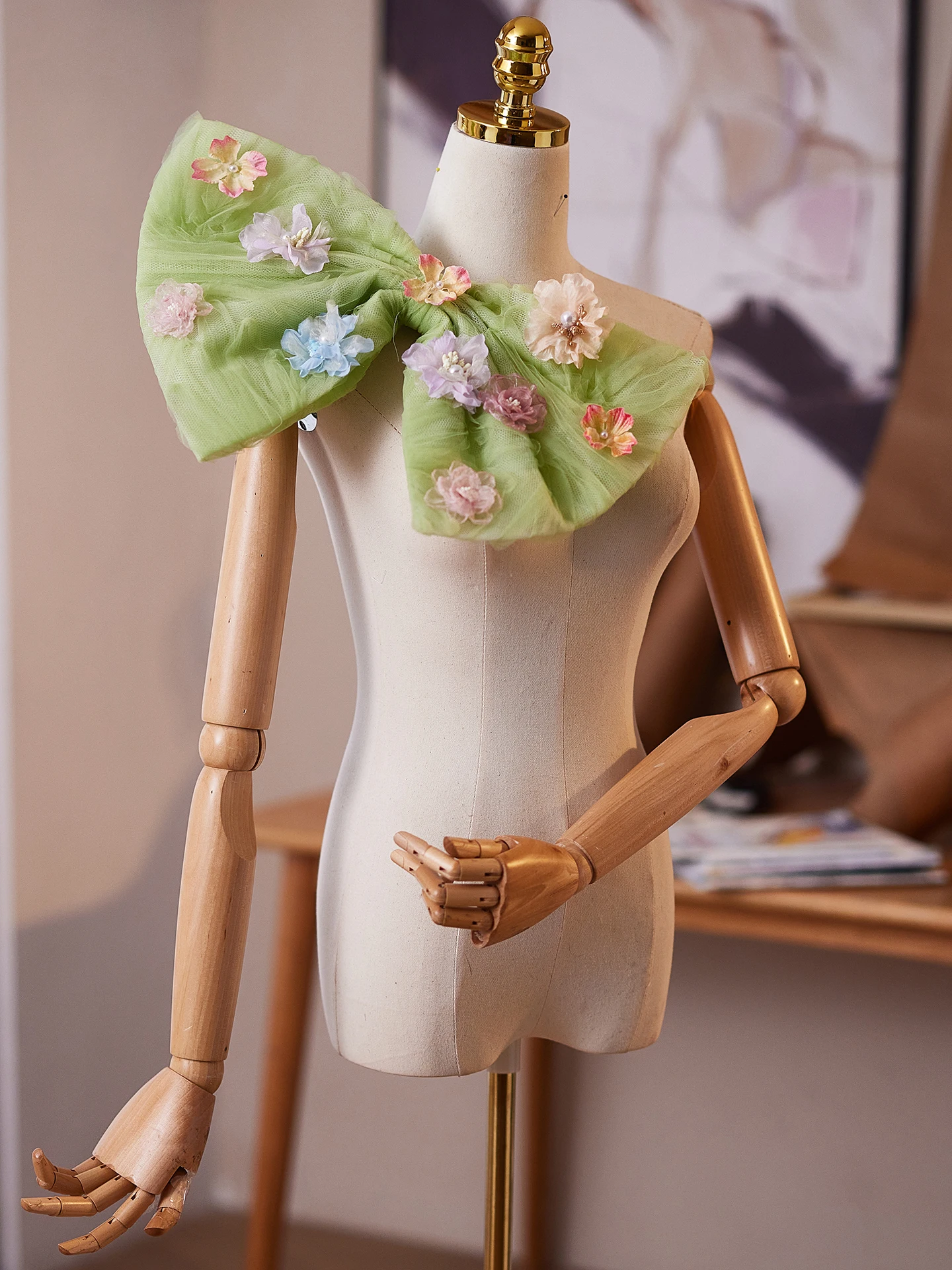 accesorio-de-vestido-de-red-floral-verde-hecho-a-mano-con-nudo-trasero-para-espectaculos-accesorio-de-moda-de-alta-gama