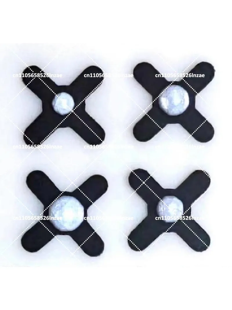 10pcs Optical Infrared Motion Capture Reflex Spots Reflective Marker Dots with Cross Velcro for Tracking Ball