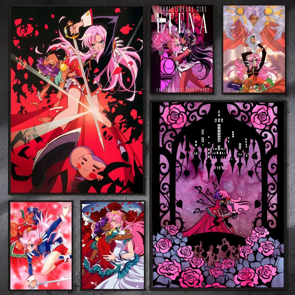 Anime Revolutionary Girl Utena Poster HD Quality Wall Art Retro Posters For Home Room Wall Decor Kawaii Room Decor