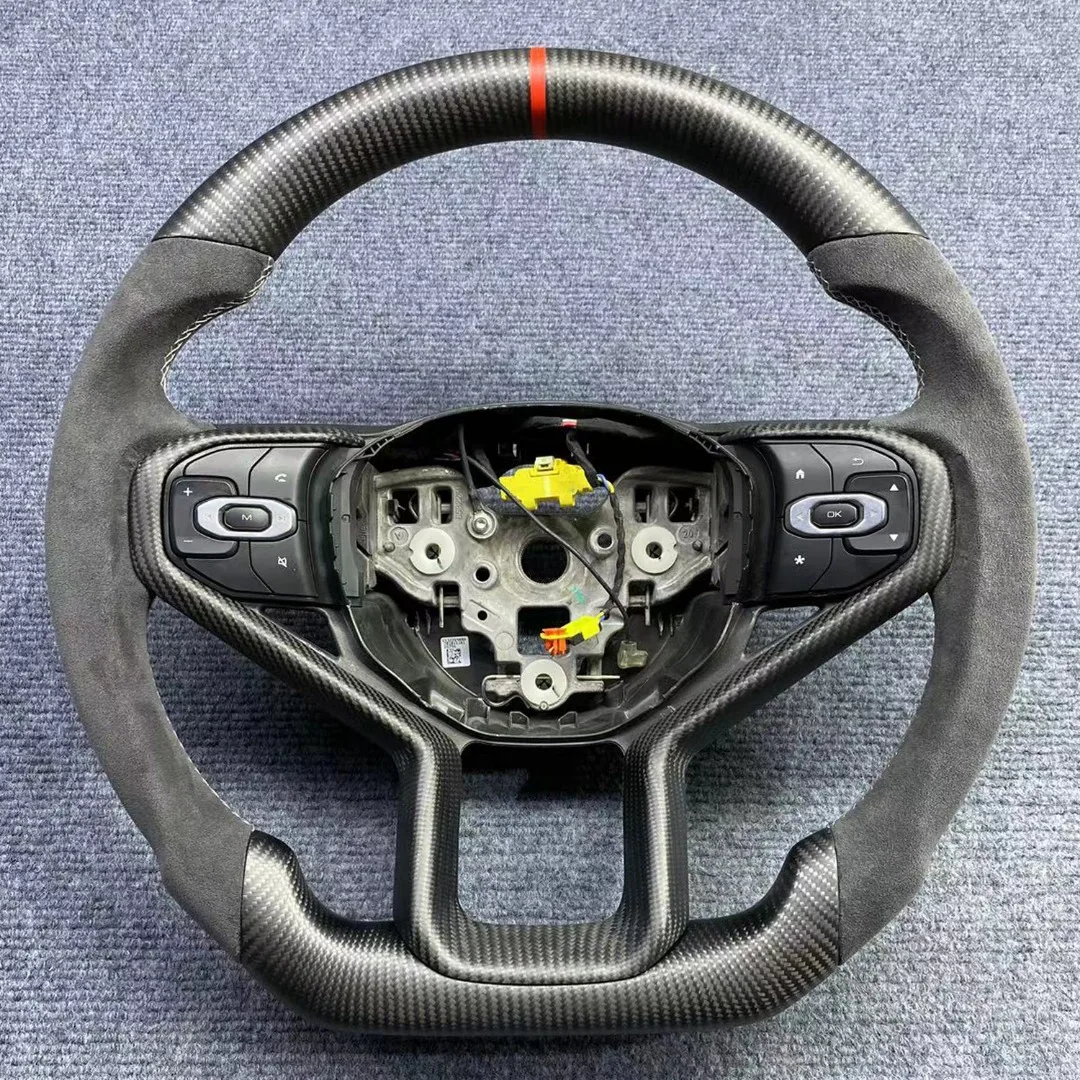 

Автомобильный руль из 100% углеродного волокна с кожаной оберткой для Haval H6/H6S/GT