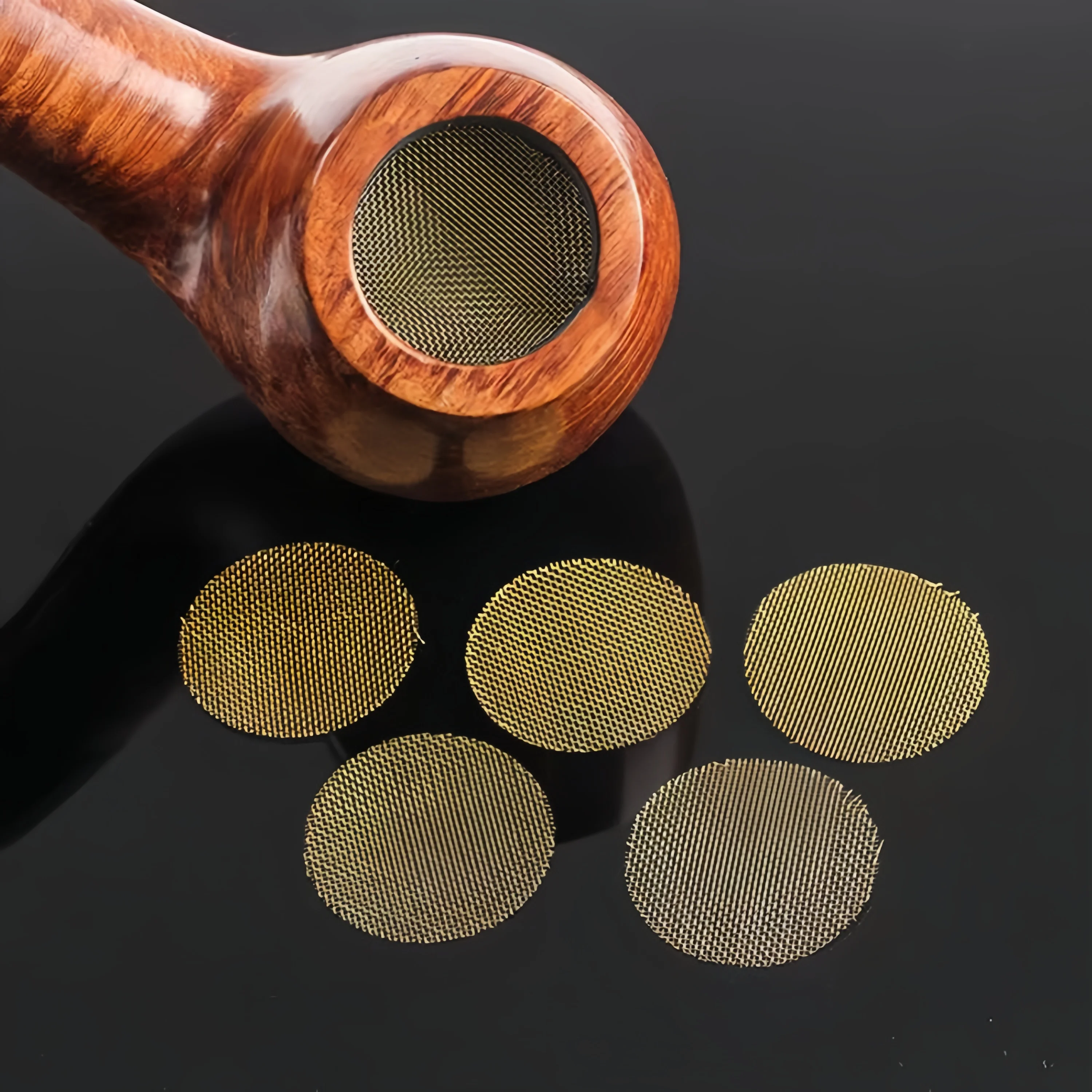 500Pcs/set 20MM Smoking Pipe Screen Metal Filters Stainless steel Tobacco Mesh Hookah Water Pipe Smoking Accessories Smoker Gift