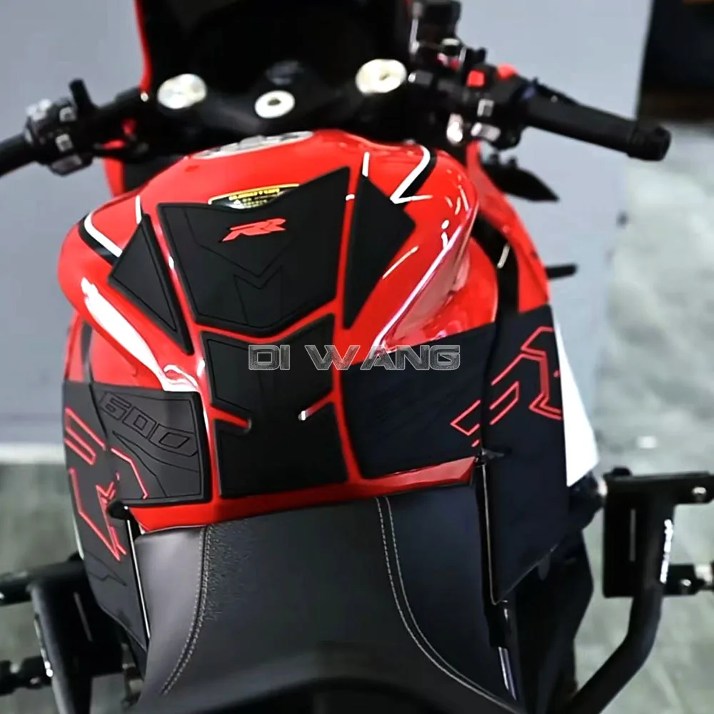 Motorrad Seite Kraftstoff tank Pads Schutz Aufkleber Aufkleber Gas Knie Griff Traktion für qjmoto srk600rr 6. 0rrsrk srk 600 rr srk 600rr