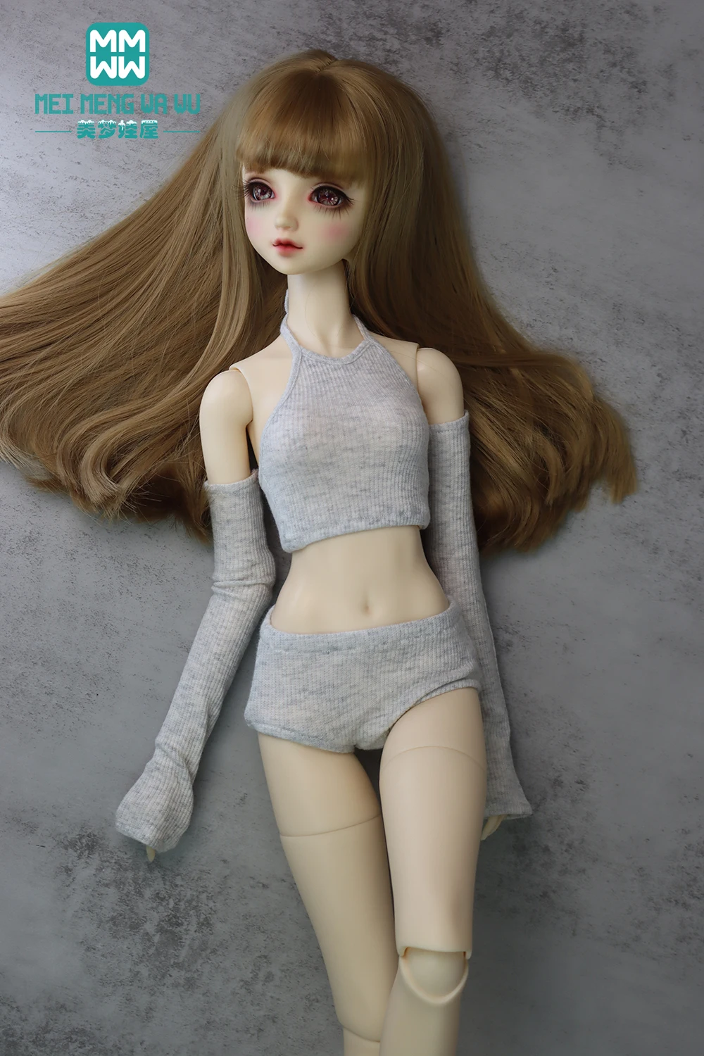 

Игрушки Одежда для кукол Стильные комплекты нижнего белья розового, белого, серого цвета для 60 см DD SD 1/3 BJD Кукла Аксессуары для кукол с шарнирными шарнирами