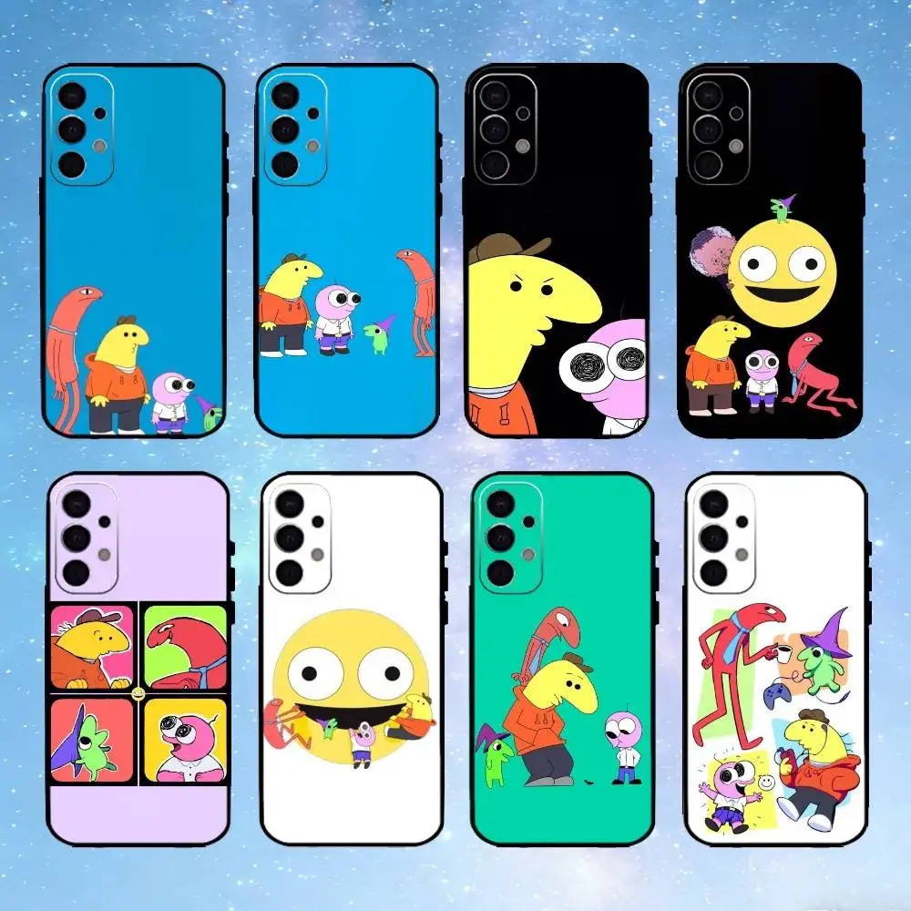 

S-Smiling F-Friends Phone Case For Samsung S25,S24,S23,S22,S21,S20,Plus,Fe,Lite,Others Black Cover