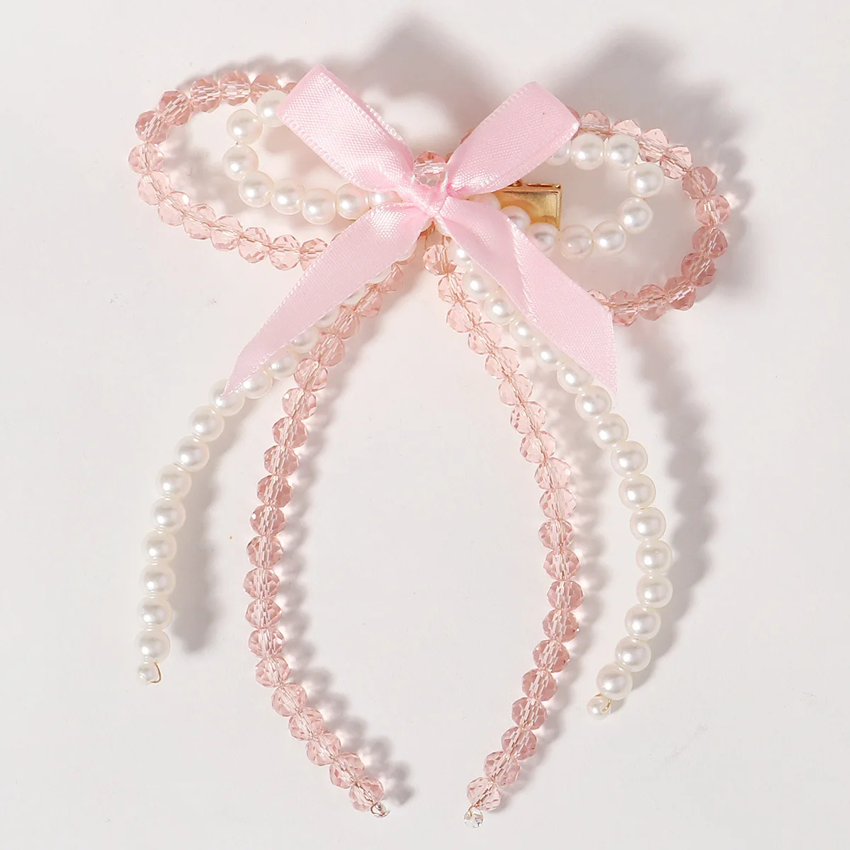SLBRIDAL Handmade Crystals Rhinestones Pearls Flower Leaf Bridal Wedding Hair Clip Barrettes Women Headpieces Hair accessories