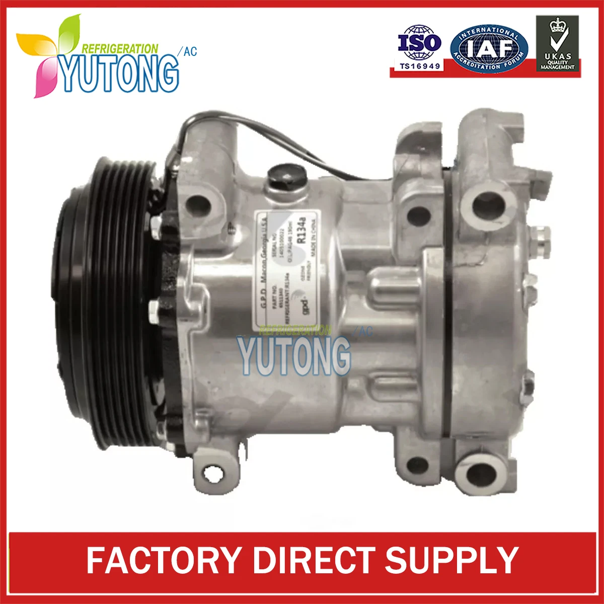 

SD 4406 4440 7H15 AC COMPRESSOR FOR CHEVROLET PICK UP HT6 6511340 7511340 15112552 509650 201658S 5511340 19151514 19168687