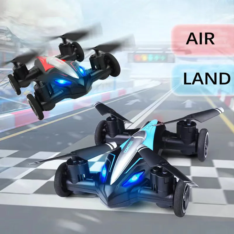 

Миниатюрный летательный аппарат RC Land-Air, двухрежимный мини-четырехосный летательный аппарат с дистанционным управлением, летательный аппарат