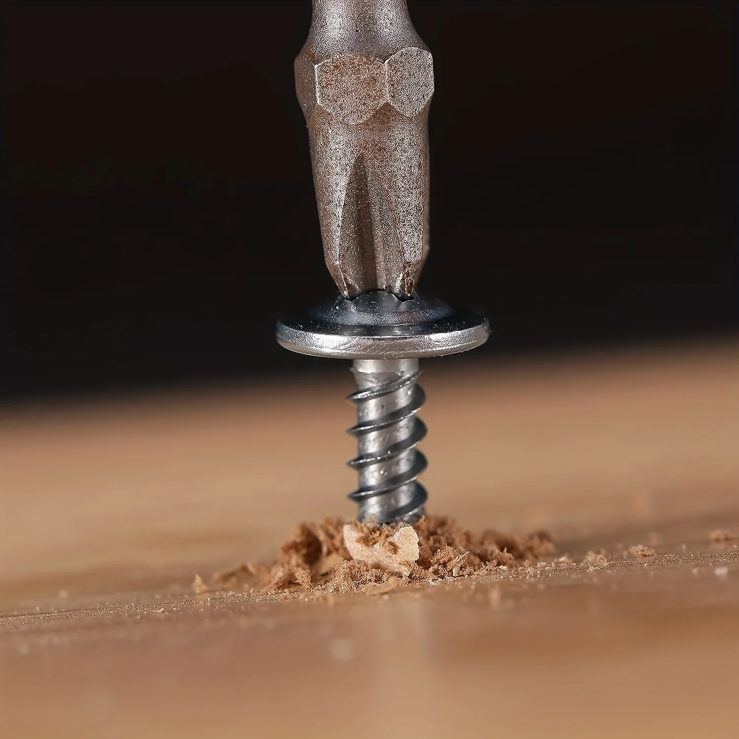 #8 Phillips Truss Head Self Drilling Tek Screw Zinc Oxide Sheet Metal Screws Fast Self Tapping Screws Lath to Metal Studs 100Pcs