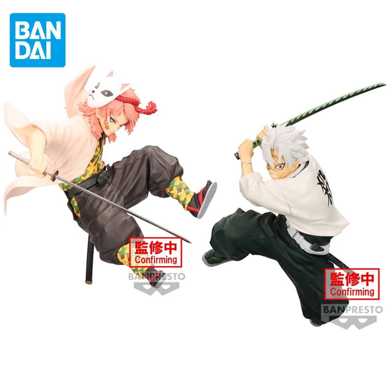 BANDAI Genuine Demon Slayer VIBRATION STARS Sabito Shinazugawa Sanemi Anime Action Figures Toys For Boys Girls Kids Gift Model