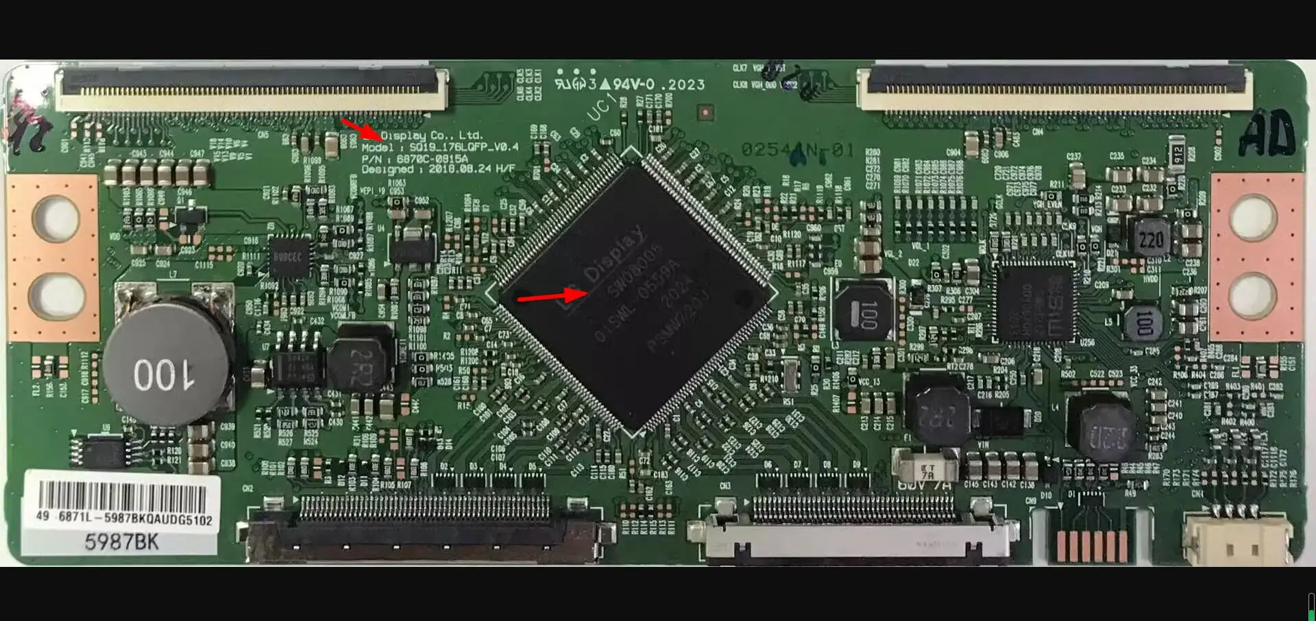 logic board para sq19176lqfp v012 6870c0815a 49 55 65 01