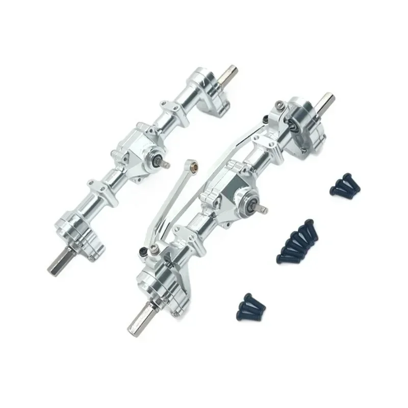 

WPL 1/16 C14/C24/C34/C44/C54/C64/C74/B14/B24 Metal Portal Axle Set-CNC 6061 Aluminum Front/Rear Axles (5mm Hex) for 1/16 RC Cars