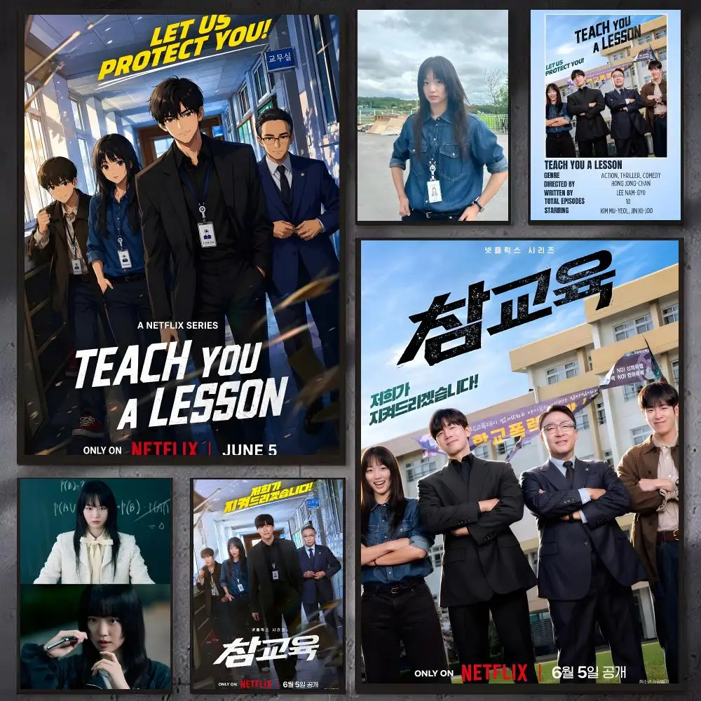 Drama series Teach you a lesson kdrama True Lessons Poster Wall Ornament Home Decor Young Decor Fans