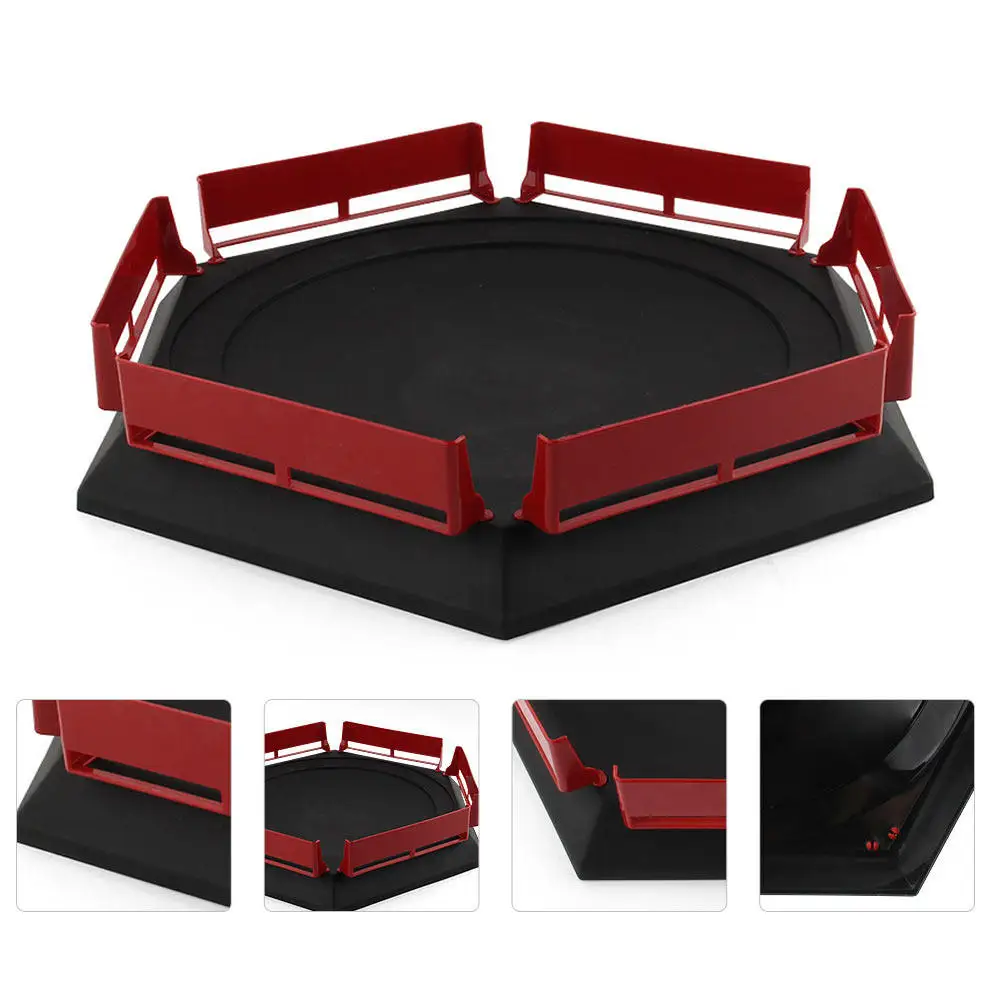 

1Pcs Gyro Stadium Arena for Burst Gyro Disk Games Sturdy Plastic Construction Bright Colors Vertical Wall Drop-in Battle Ring