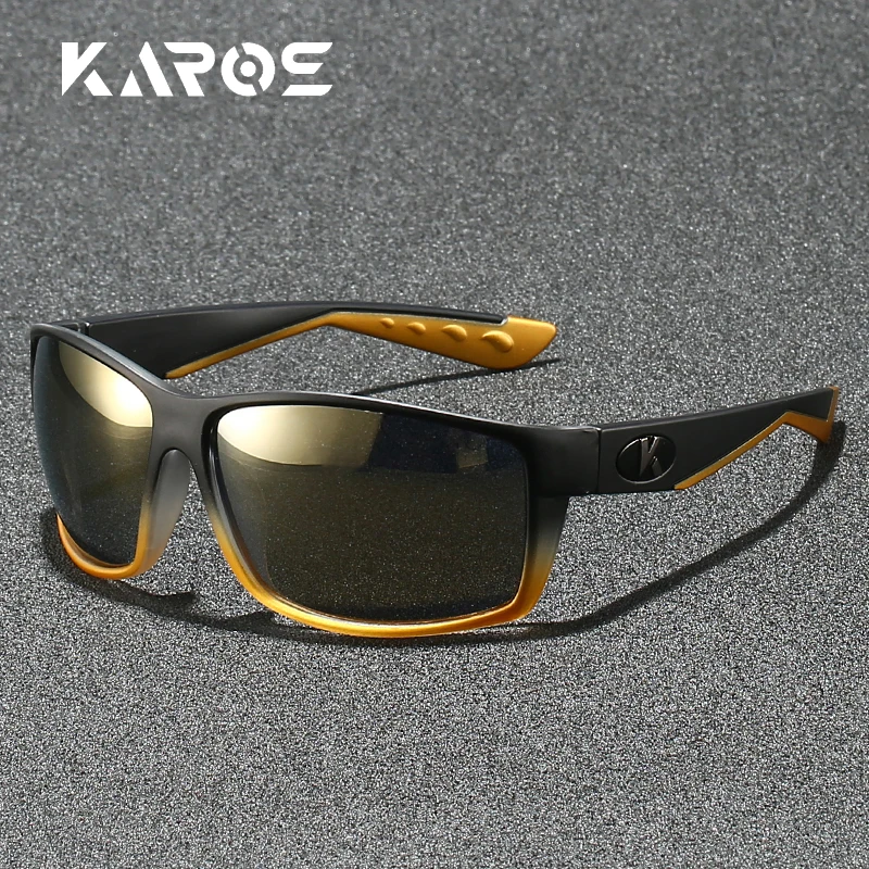 

Karos Super Fashion Square Polarized Sunglasses Men Women UV protection outdoor Riding Fishing Retro Designer Sun Glasses UV400