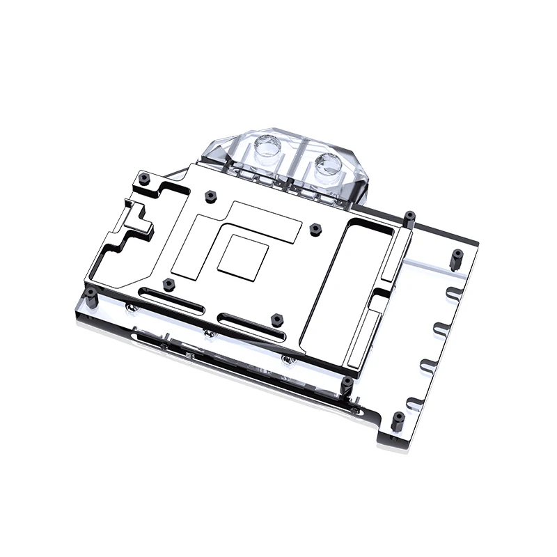 Bykski Water Block For ASUS Dual Geforce RTX 4060 Ti OC Graphics Card Cooling Cooler,With Backplate,N-AS4060TIDUAL-X