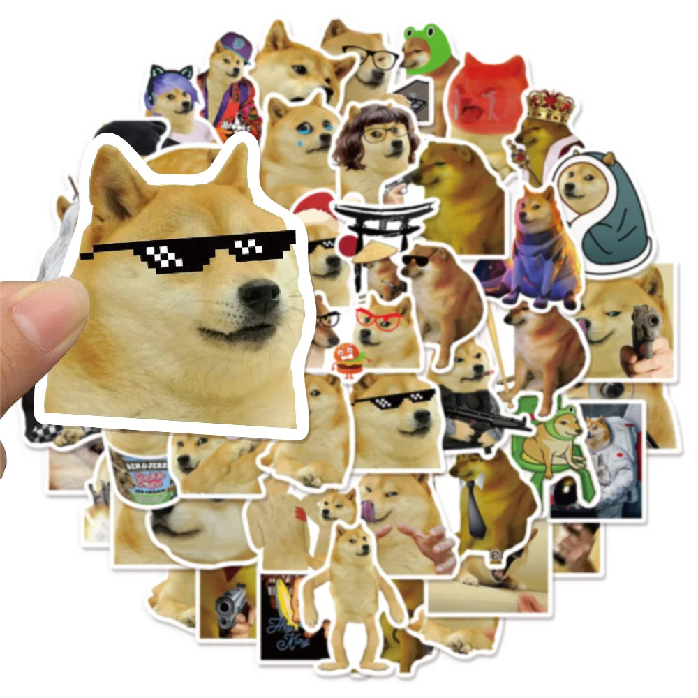 50 STKS Creatieve Zorgen Hond Fun Hond Serie Stickers DIY Bagage Skateboarden Laptop Waterdichte Stickers