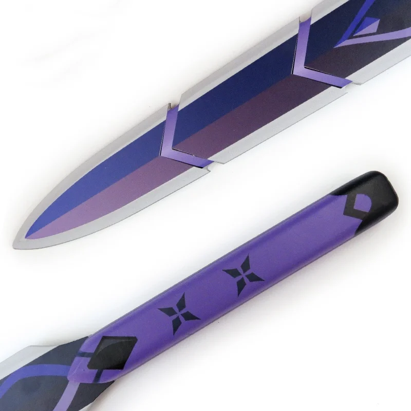 50cm Genshin Impact Katana Toy Kuki Shinobu Cosplay Prop Sword Bamboo Japanese Ninja Knife Real Size Katana Kid Toys Anime Gifts view 3