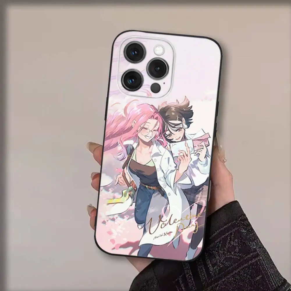 Anime S-Suas And Mizis Phone Case For iPhone 17,16,15,14,13,12,11,Pro,Max,Plus,Air,X,XS,XR,SE,8,7,Mini,Soft Black Funda #2