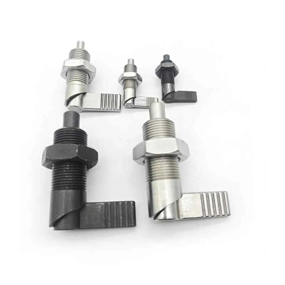 Cam‑Operated Knob Indexing Plunger M10‑M20 SS Carbon Steel Spring Telescopic Positioning Lock Pin Retractable Stop Pin