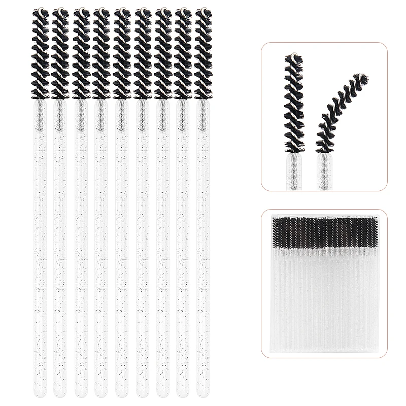 50 stücke Einweg Make-Up Pinsel Wimpern Microbrush Mascara Wands Kosmetik Applikator Augenbraue Micro Pinsel Lash Verlängerung Liefert