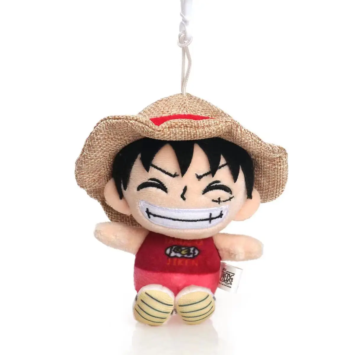 Gorące anime 25cm One Piece oryginalne pluszowe zabawki breloczki miękkie pluszaki kreskówkowe zawieszki do plecaka dekoracja zabawka prezent urodzinowy