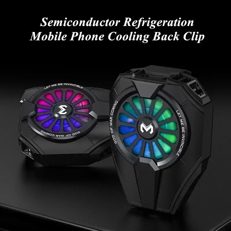 MEMO DL06 ABS Mobile Phone Gaming Accessories Game Cooler for PUBG for IOS Android Type-C System Back-clip Cooling Fan Radiator