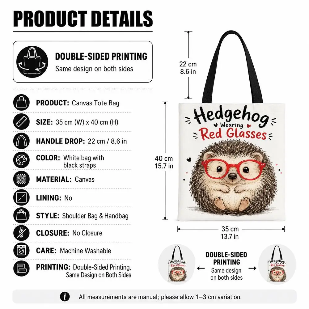 Animal Turtle Storage Bags Storage Bag Canvas Tote Bag Foldable Reusable Shopping gifts commuting