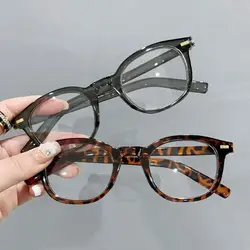 Vintage Blue Ray Blocking Anti-Blue Light Glasses Ultralight Eye Protection Square Eyeglasses PC Frame Eyewear for Men Women